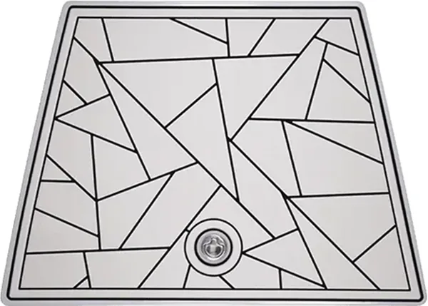 Padrão Fractal: formas angulares irregulares